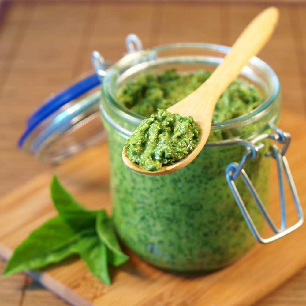 pesto in barattolo
