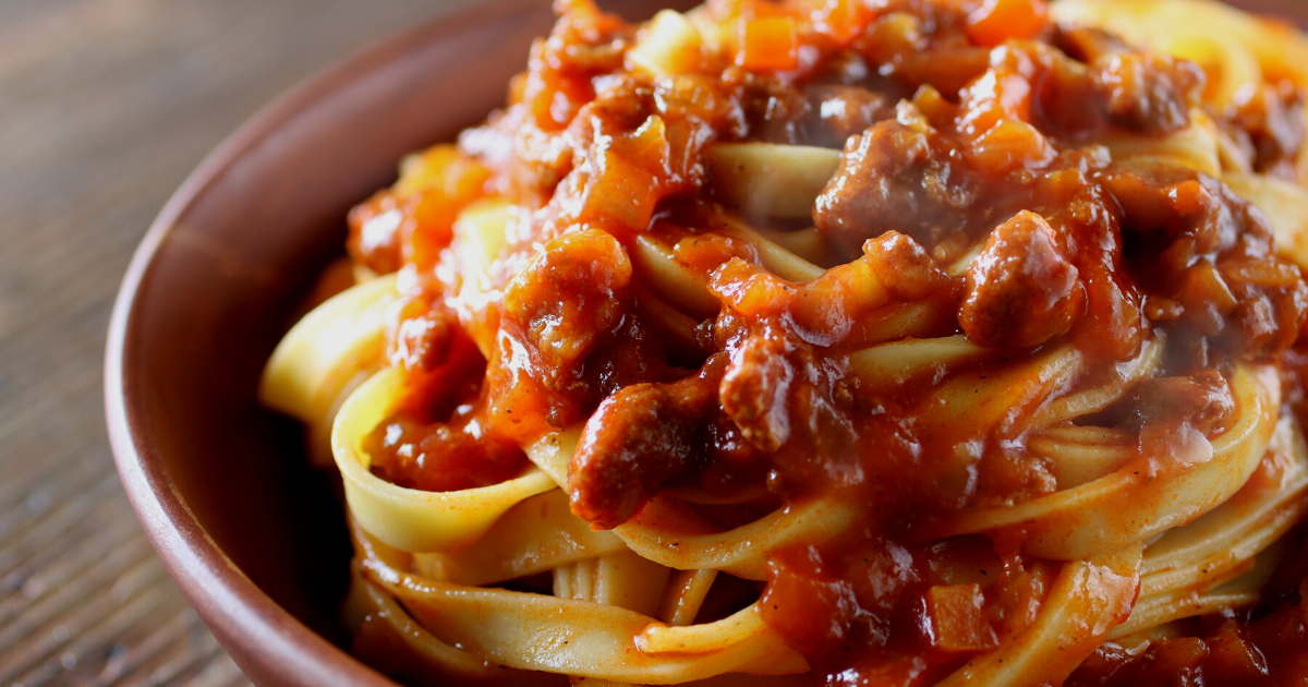 pasta con sugo di carne